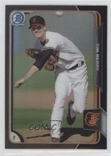 2015 Bowman Chrome Prospects Asia Exclusive Black Refractor Tim Berry 1b8