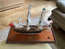 Bateau De Collection En Bois Fait Main