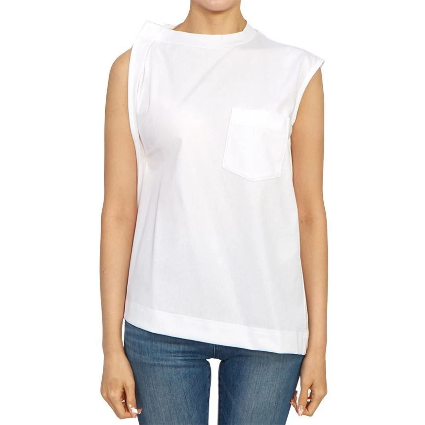 Sacai Top senza maniche da donna 96307510
