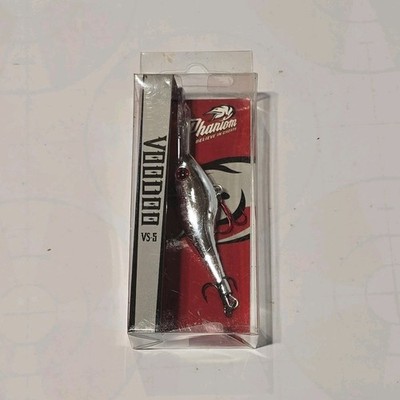 Phantom VooDoo Shad VS-5 Crankbait Silver 8-10ft Diver 5/8oz Rattle VS-5-23