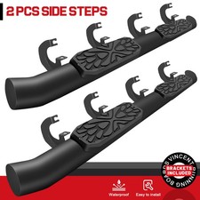 For 2019-2026 Chevy Silveradosierra 1500 Crew Cab Curved Running Board Nerf Bar