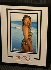 RONDA ROUSEY SIGNED AUTOGRAPH FRAMED 11x14 DISPLAY ACOA UFC STAR PHOTO SEXY PIC
