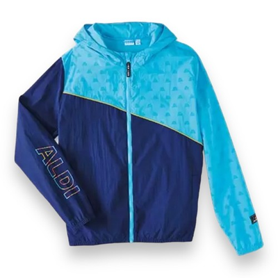 #ad #ad New 2024 Aldi Gear Capsule Collection Windbreaker Blue Size L UNISEX $30.00