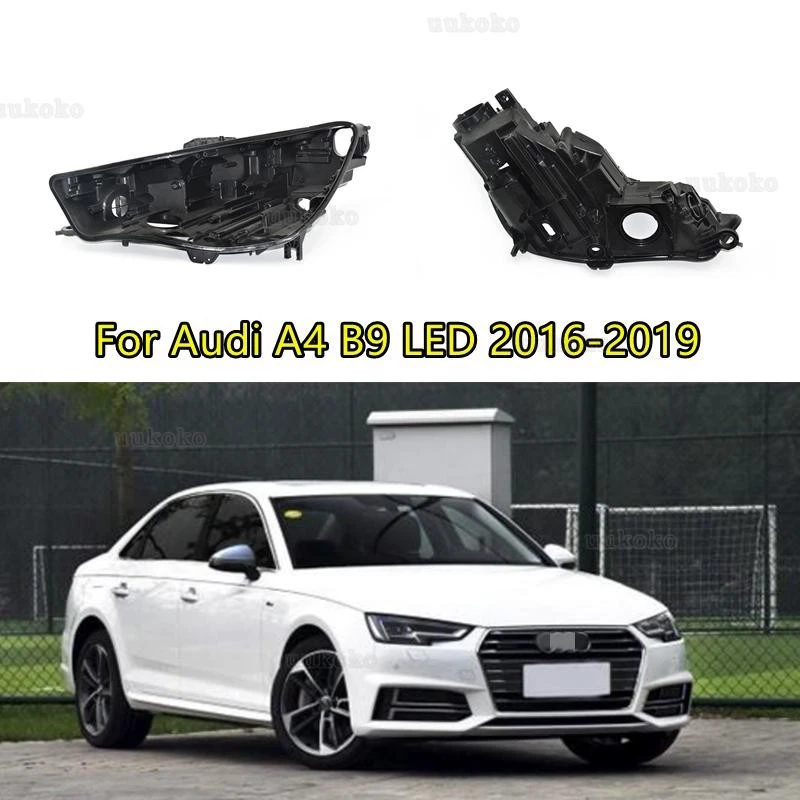 Car Headlight shell Housing For Audi A4 A4L S4 2017 2018 2019 LED OR Matrix Foto 2 de 4