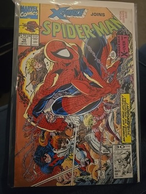 Spider-Man (1990) #16 Todd McFarlane X-Force Cover & Art Sabotage Part 1 NM-