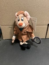 Disney Store Basil The Great Mouse Detective Bean Bag Plush Beanie Vintage