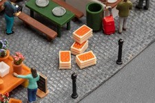 Faller - 1/87 MARKTKRATTEN MET GROENTEN 4 ST. 4/23