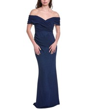 Rene Ruiz Off-Shoulder Mermaid Gown Women's