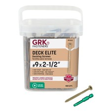 Fasteners Deck Elite 9 x 2-1/2" Decking Screws, 400 PCS, Corrosion Resistant...