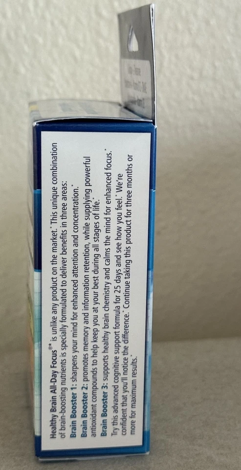 PCK 2 Nutrición Aplicada Cerebro Saludable Enfoque Todo el Día 60 Comprimidos (30 EA) Exp:04/26 Foto 4 de 4