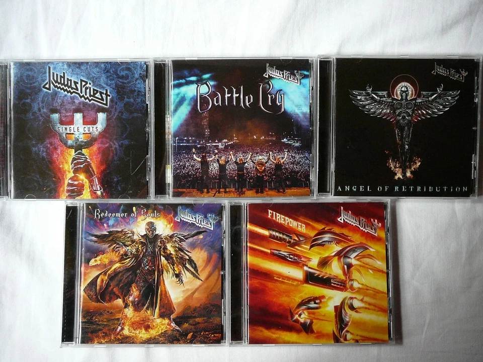 JUDAS PRIEST-5 CD Sammlung-Firepower, Redeemer, Battle Cry u.a. - Bild 2 von 4