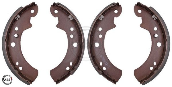 A.B.S. 8827 Bremsbackensatz 4 Bremsbacken Trommelbremse FüR Ford-image
