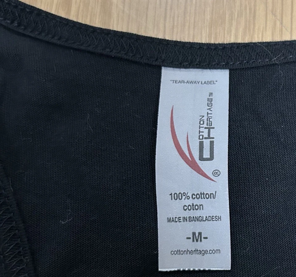 Camiseta sin mangas Cotton Heritage The Black And The Brave para mujer M Foto 3 de 4