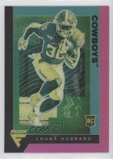 2021 Panini Chronicles Draft Picks Flux Pink Chuba Hubbard #246 7l6