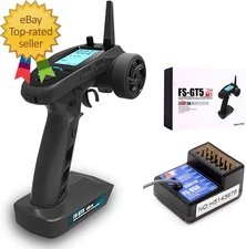 FS GT5 6CH AFHDS RC Transmitter W  FS BS6 Receiver for RC Car Boat