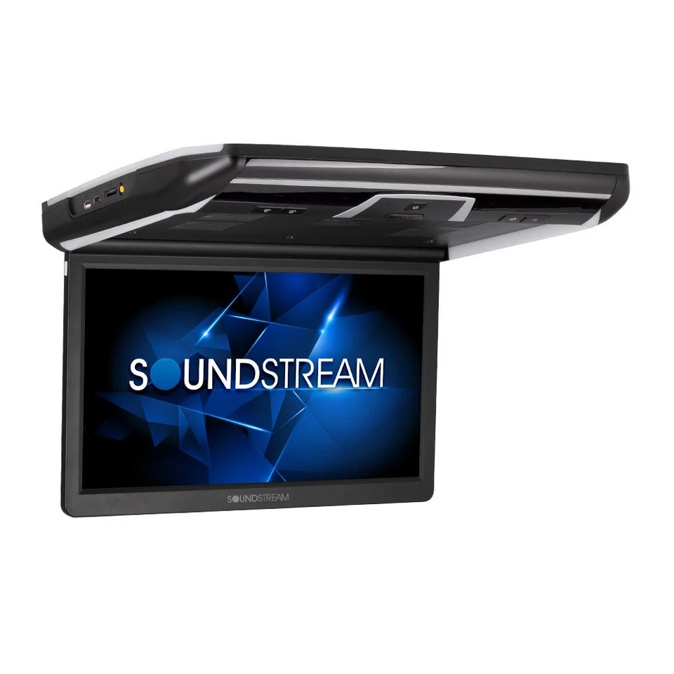 SOUNDSTREAM VCM-160DMH 16" LCD SCREEN CEILING MOUNT DVD ENTERTAINMENT SYSTEM NEW - Image 3 of 3