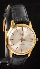 MuDu Gold-Plated Men's Automatic Felsa 4007N Vintage Swiss Dress Watch-- Working