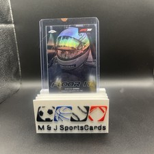 Ayrton Senna 2025 Topps Chrome ' Floor It ' Insert #FL-10