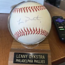 Lenny Dykstra Autographed 1993 World Series Ball