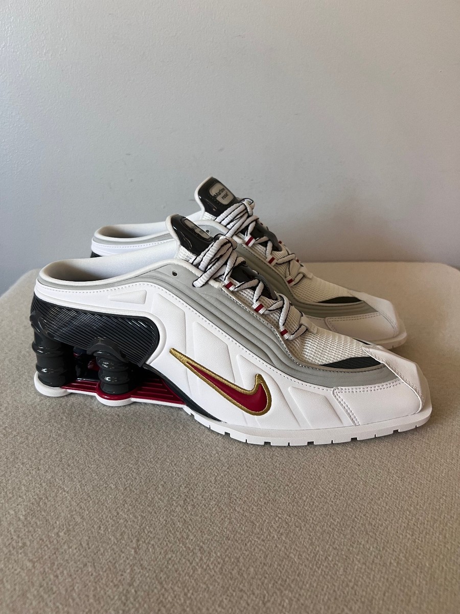 Martine Rose x Nike Shox MR4 Mule - Size 14 Men - White - IM5420