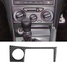 1pcs Carbon Fiber Cigarette Lighter Panel Interior Trim For Toyota Celica 2000-0