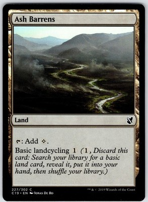 Ash Barrens 227 Common Commander 2019 Magic: The Gathering Near Mint