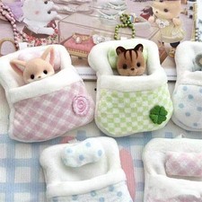 For/Cloth Sylvanian Families Cute Cloth Sleeping Bag Storage Bag Mini Doll Room