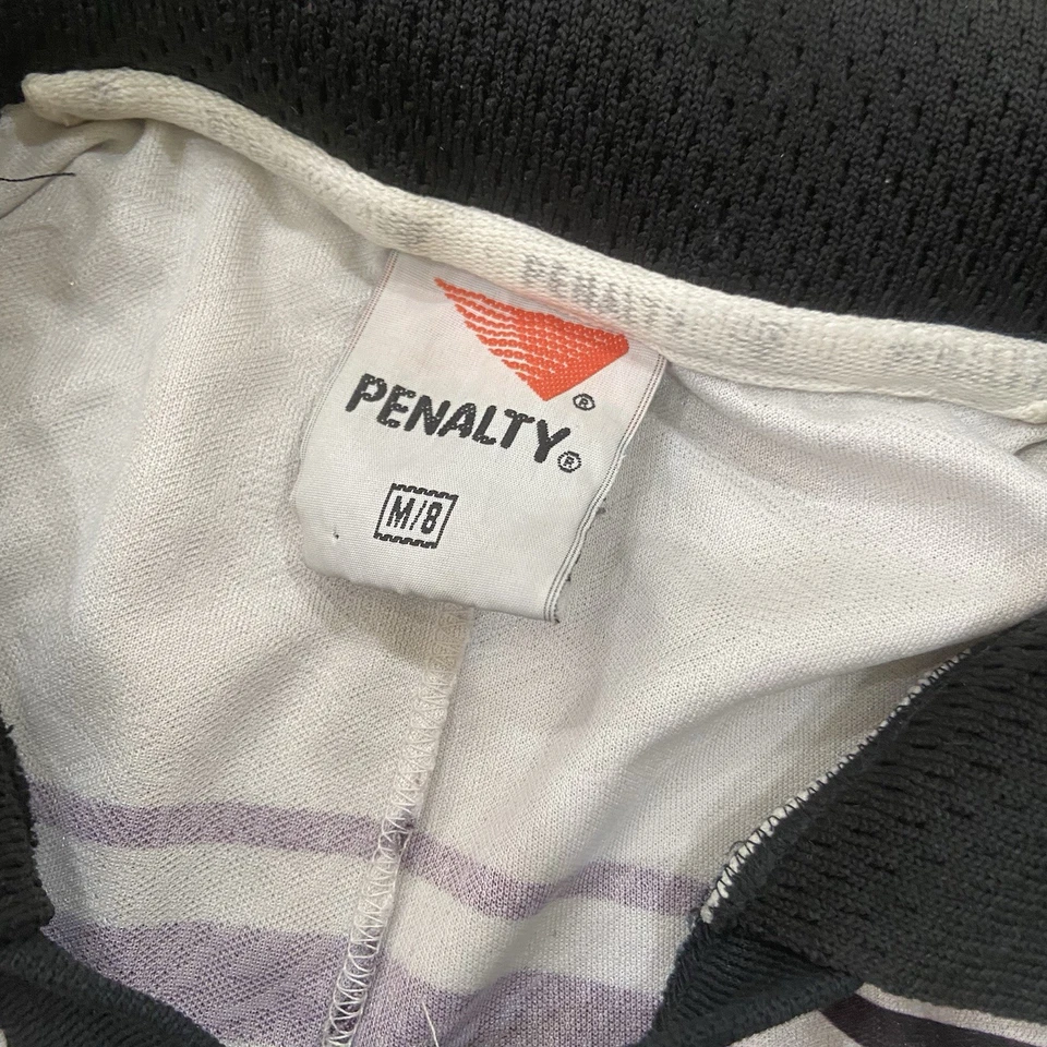 Camiseta blanca de fútbol penalti rara vintage de Corinthians 1997-1998 talla M #11 Foto 3 de 4