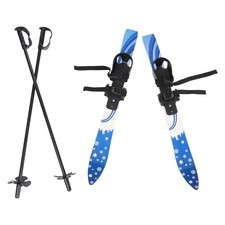 Ski Set, Kids Skis and Poles, Kids Beginner Snow Skis 2-8 Years Old Max.50Kg