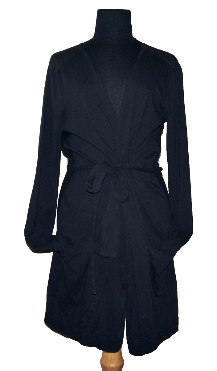 chinese dress ladies 1940's Black Chiffon Long Sleeve Robe – Eveliina Vintage