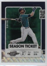 2021 Panini Contenders Season Ticket Optic Green Wave Prizm Mitch Haniger 1fa0