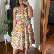 Liberty by Target vibrant Floral Knee length Dress. Size M