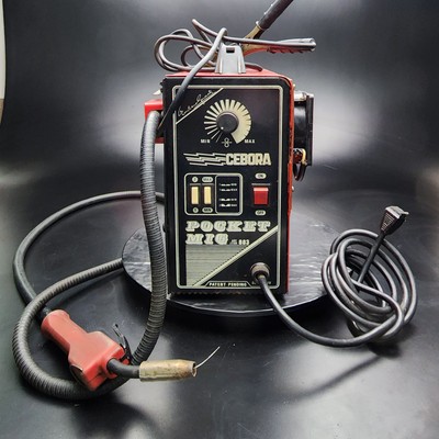 Cebora Pocket MIG 883 Welder, Good Used, Working, Missing Cover   