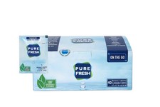 PureFresh Wet Wipes Flushable Individually Wrapped for 40 Count Pack of 1 