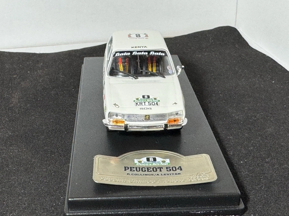 PEUGEOT 504 #8 R.COLLINGE-A.LEVITAN EAST AFRICAN SAFARI RALLY 1978 1:43 Transkit - Immagine 4 di 4