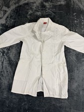 Dickies Womens White 3/4 Sleeve Medical Lab Coat M