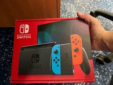 Brand New Nintendo Switch Neon Blue & Red Joy Unopened Retail Box