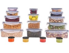 Mtr 36 Pc Bpa-free Food Storage Set Airtightstackablemicrowave Freezer Safe Mtr 36 Pc Bpa-free Food Storage Set Airtightstackablemicrowave Freezer Safe