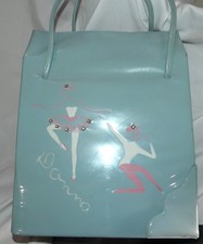 Vintage 1950's Ballet Dance Bag, with Ballerina's