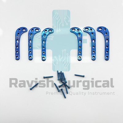 58 Piece Titanium 2.0mm Locking Supracondylar Plate & Screw Kit Vet Orthopedic