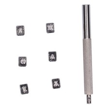 37Pcs Alphabet Punch Tool Set Incisive Punch Metal Stamping Kit For Household