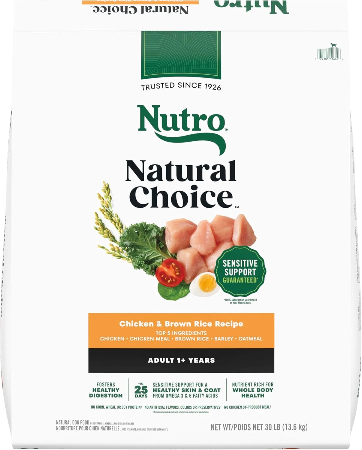 Natural Choice Adult Dry Dog Food, Chicken & Brown Rice Recipe, 30 Lb. Bag