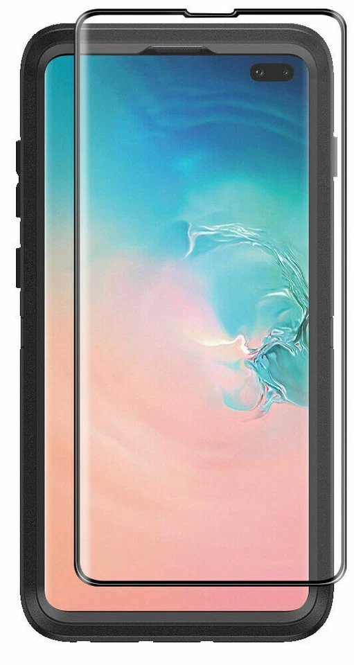 Protector Pantalla Cristal Templado para Serie Otterbox Defender, Samsung Galaxy S10 Foto 2 de 4