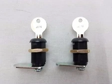 2X 30mm Cam Locks Keyed Alike For Mailbox, Enclosure, Cabinets, Desks, Drawers