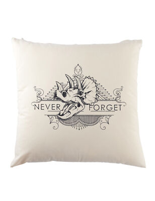 Never Forget Triceratops Dekokissen Dinosaur Fun Climate Change Animal