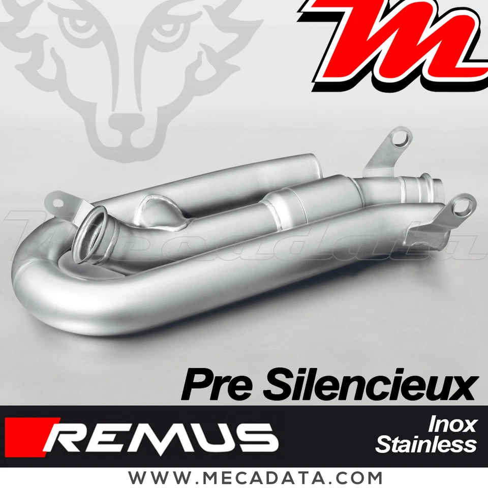 Pré-silencieux échappement Remus inox sans Catalyseur KTM 690 Duke 5R 2016 - Photo 1/1