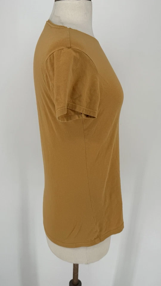 Primark Women’s Orange Stretch Crew T Shirt Size 12/14 17.5” PTP - Image 2 of 4