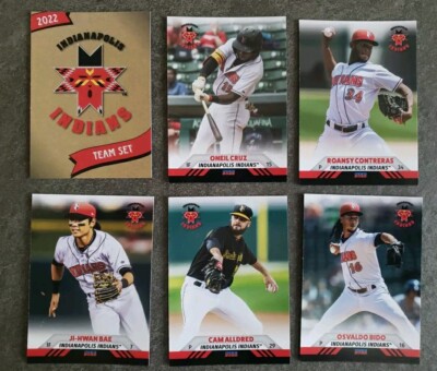 2022 Indianapolis Indians SINGLE CARDS from Team Card Set - CHOOSE YOUR PLAYER