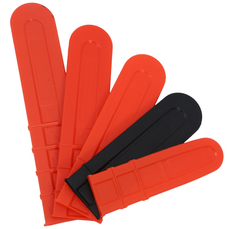 5 Pcs Plastic Chainsaw Sleeve Blade Cover Guide Bar Guard Maintenance eBay