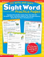 100 Write-and-Learn Sight Word Practice Pages: Engaging Reproducible Acti - GOOD